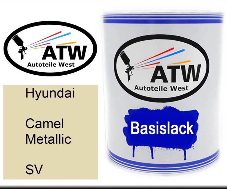 Hyundai, Camel Metallic, SV: 1L Lackdose, von ATW Autoteile West.